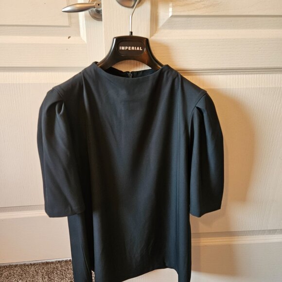 Calvin Klein puff sleeve blouse - Picture 2 of 4